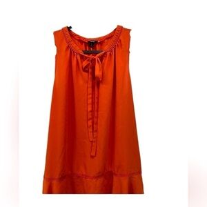 Mossimo lg womens tank shirt w front tie